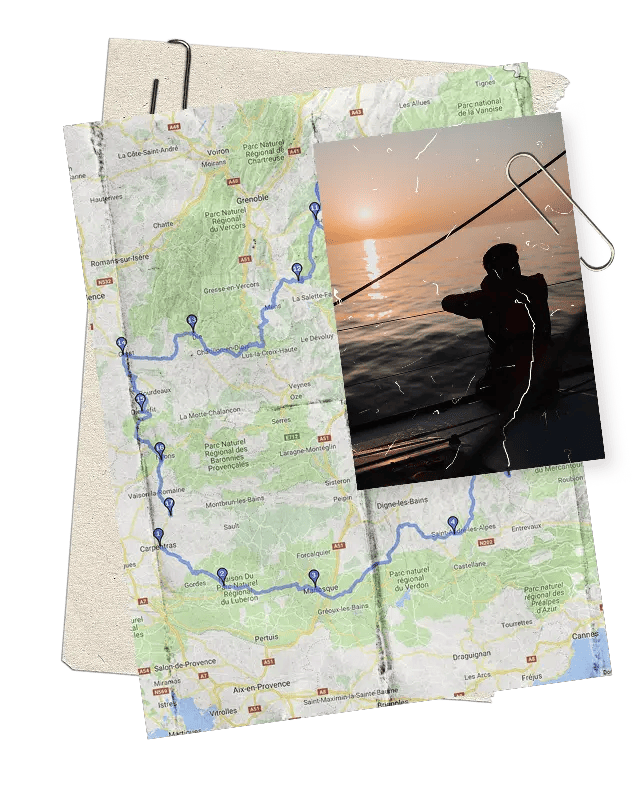 carte postale footer