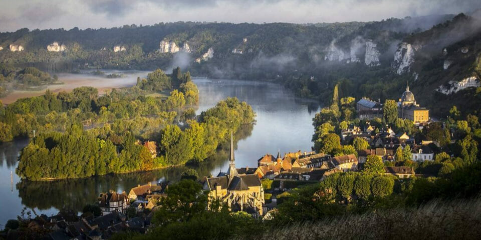 La Seine et les Andelys depuis Château Gaillard – ©S. Bachelot